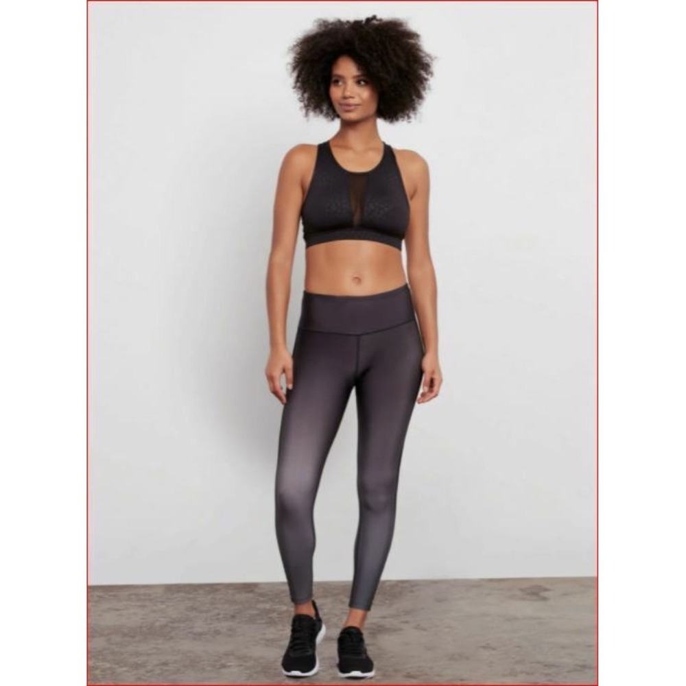 BCBGMaxazria women legging pants breathable wicking BMAX1055 black sz M $98